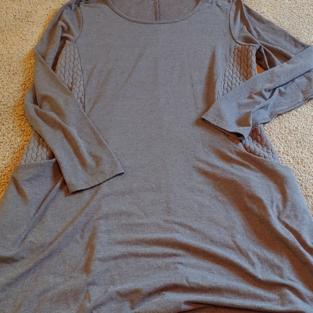 Gray dress with pockets